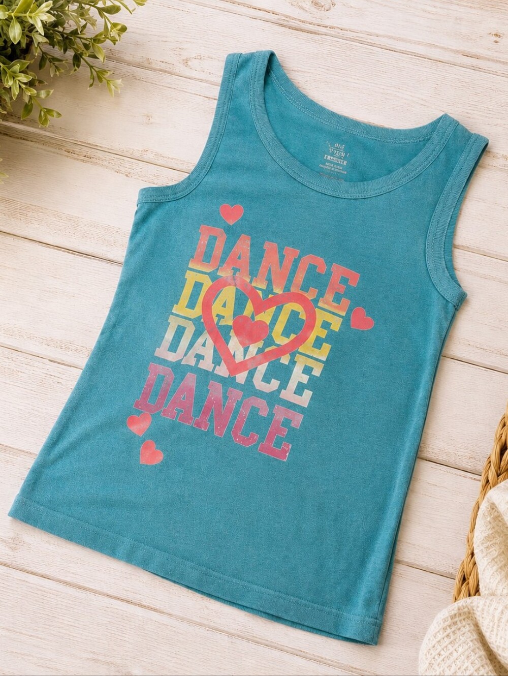💖 Cute Girls Dance Tank Top – Size 5/6 💖
